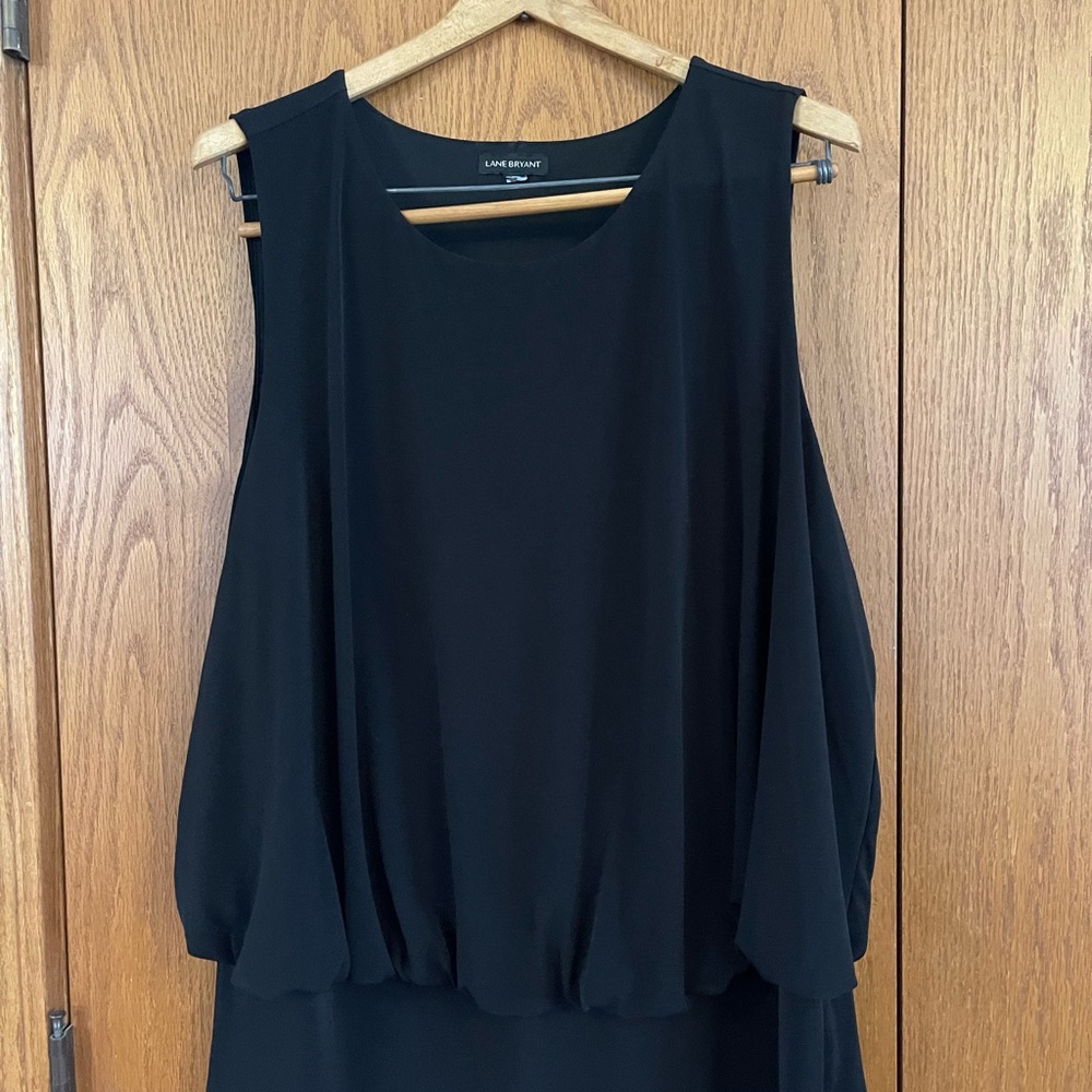 Lane Bryant Elegant Black Tank